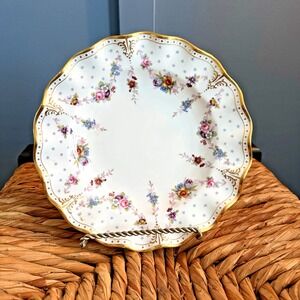 Royal Crown Derby Royal Antoinette Dinner Plate 7019225 English Bone‎ China 10"